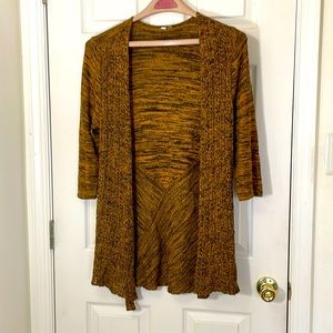 Mustard Yellow Cardigan Size Large